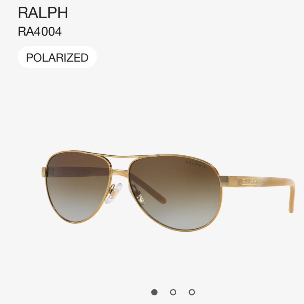Ralph Lauren Polarized Aviator Sunglasses